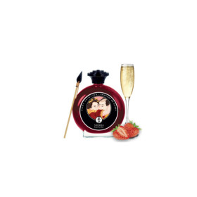 Peinture de corps comestible fraise vin pétillant 100ml 